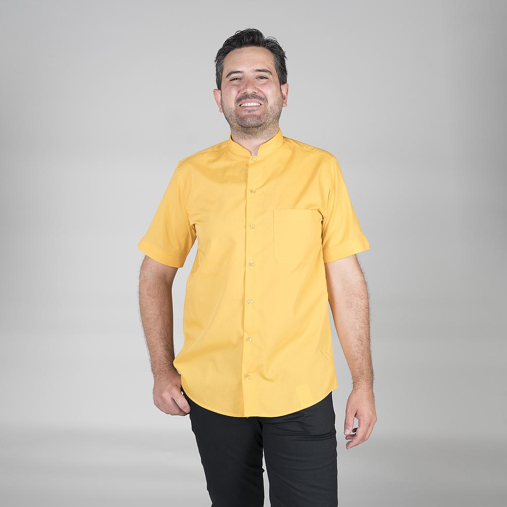 CAMISA HOMBRE CUELLO MAO M/CORTA