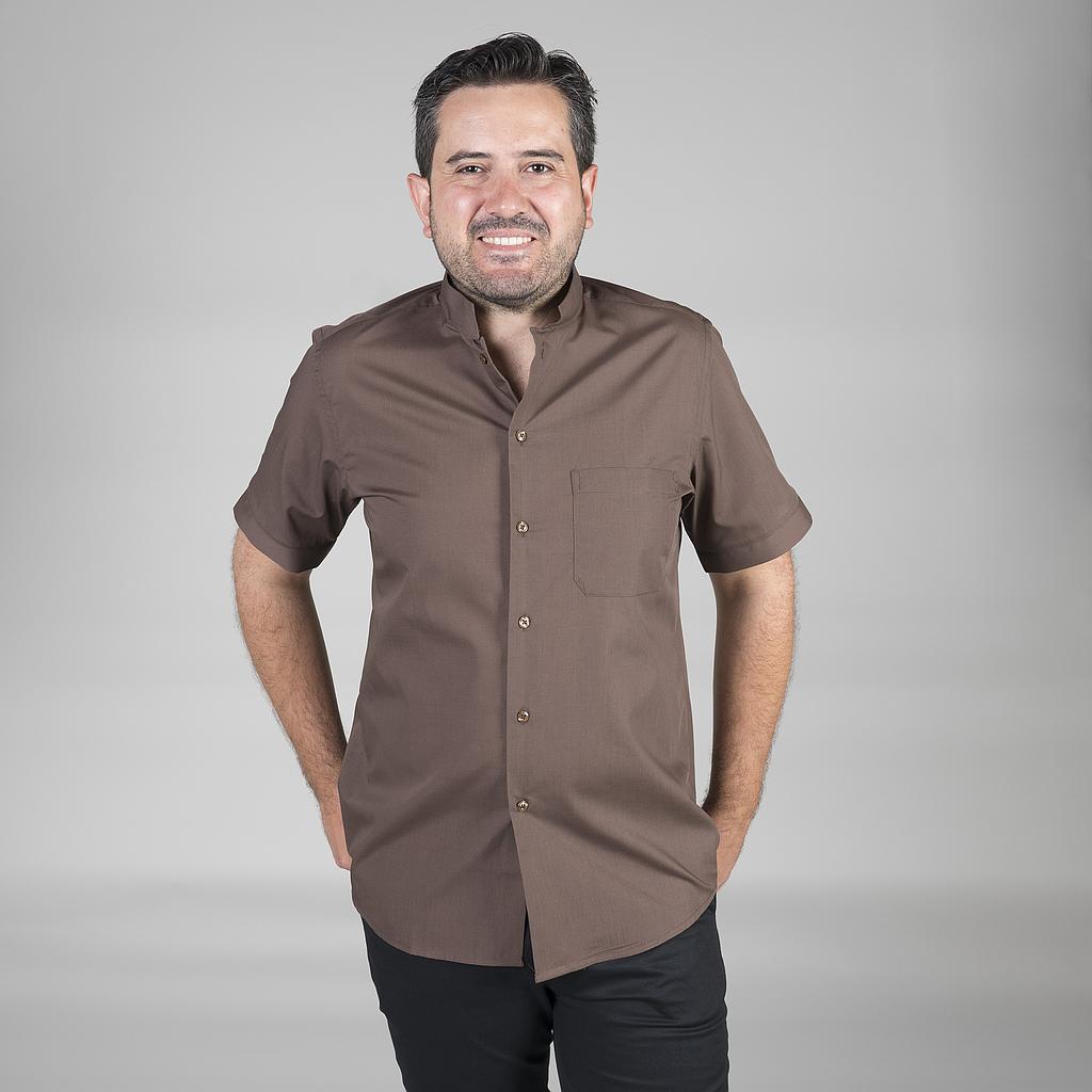 CAMISA HOMBRE CUELLO MAO M/CORTA